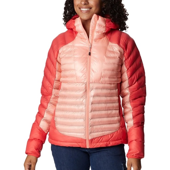 NWT Labyrinth Loop Hooded Jacket 879
Color Coral Reef Red Hibiscus
Size: Med. - Picture 1 of 7